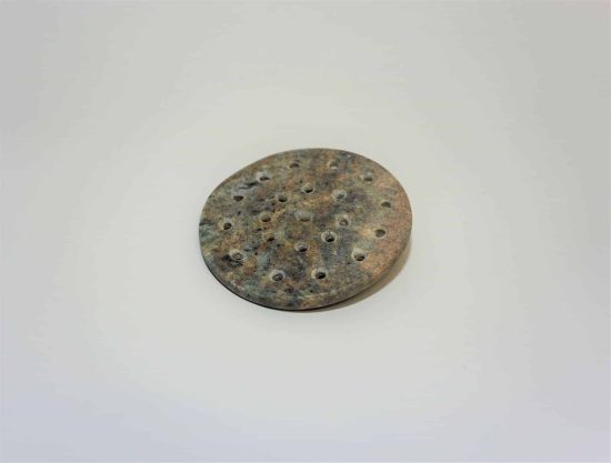 Pilot Biscuit / 2018 / .25 x 3.5 x 3.5 in. / soapstone / SOLD