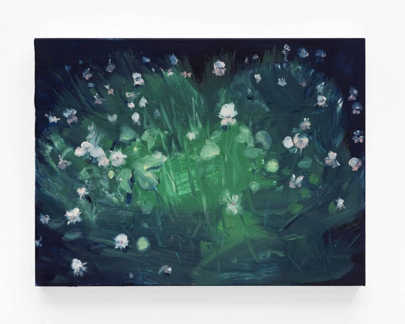 Night Clovers / 2020 / Oil on Panel / 9 x 12 in.