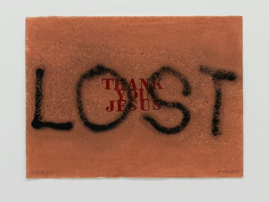 Thank You Jesus | 2020 | mixed media on paper | 22 x 30 in.