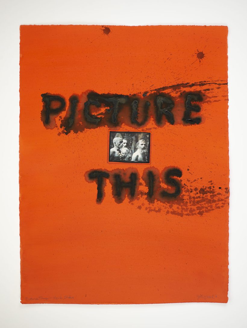 Picture This - Nashik India | 2021 | mixed media on paper | 22 x 30 in.
