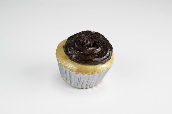 Erica Eyres | Chocolate with Chocolate Icing | 2022 | glazed stoneware