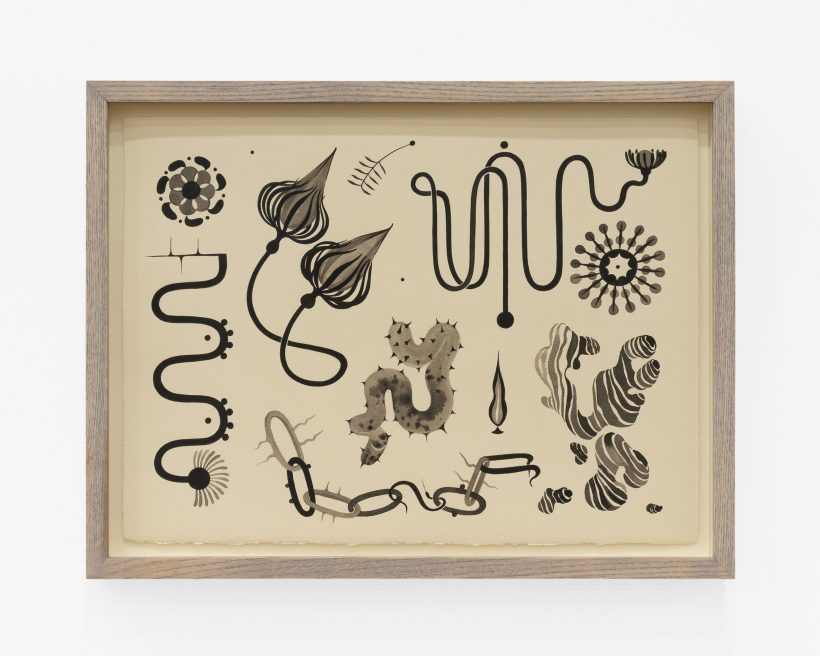 Marigold Santos | Ink Gathering 13 | 2023 | 11 x 15 in. | ink on paper